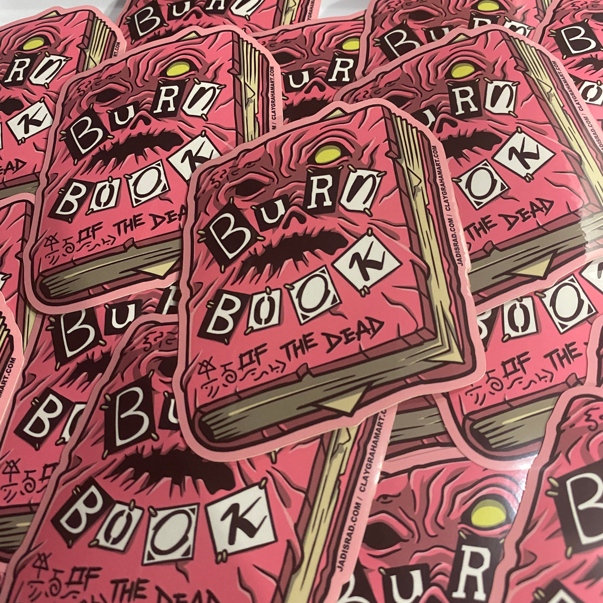 Burn Book Of The Dead Sticker – Jad Is Rad