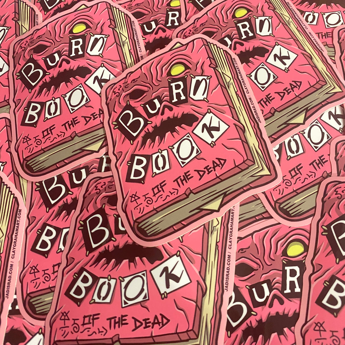 Burn Book Of The Dead Sticker – Jad Is Rad