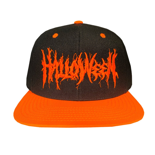 Halloween Metal Orange/Black Hat
