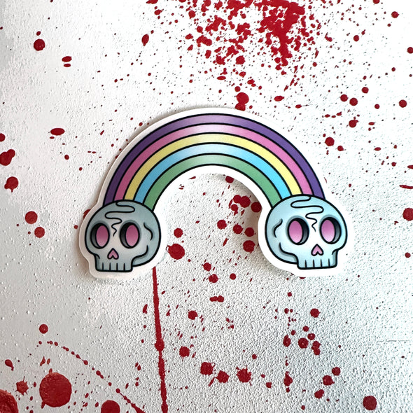 Death Rainbow Pastel Sticker