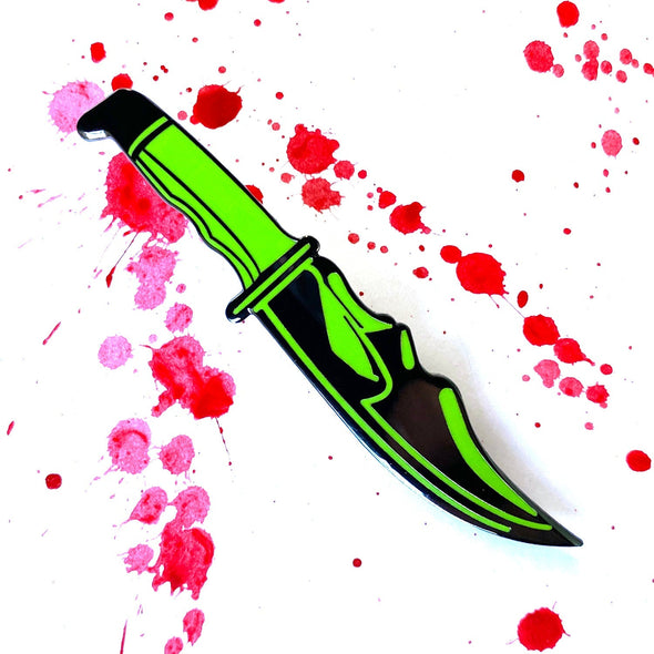 Slasher Knife Pin - v9 Green