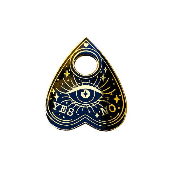 Choose Your Fate - Black & Gold - Enamel Pin