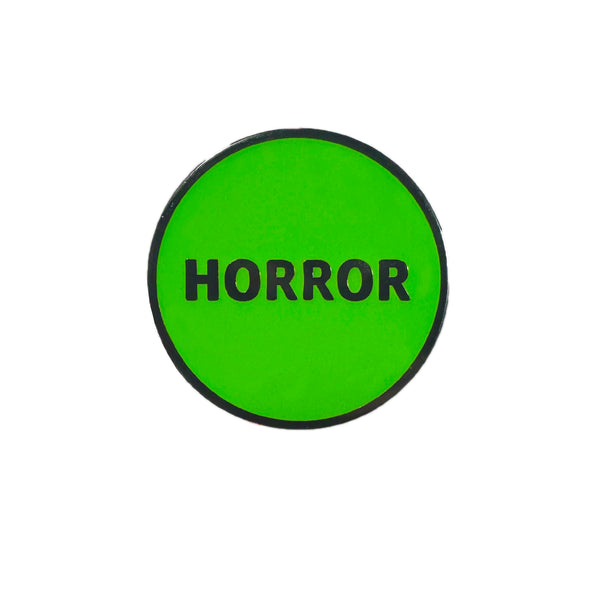 Horror VHS Sticker - Large - Enamel Pin