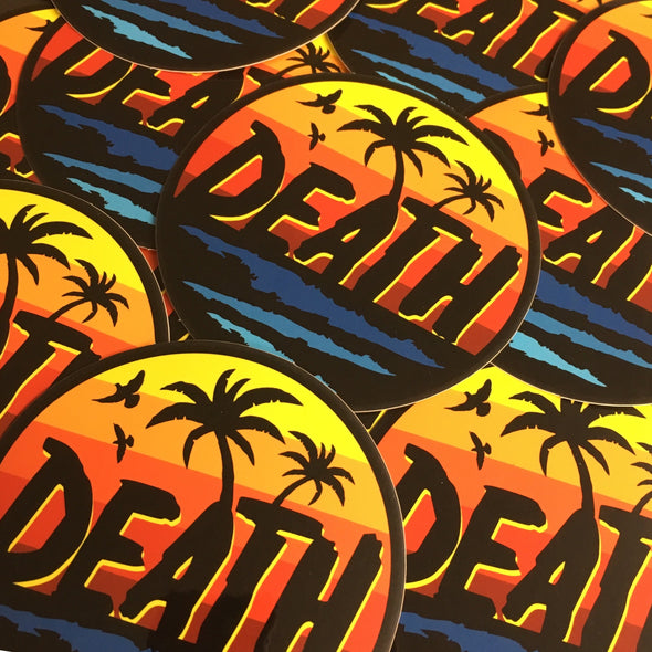 Death Vacation Sticker
