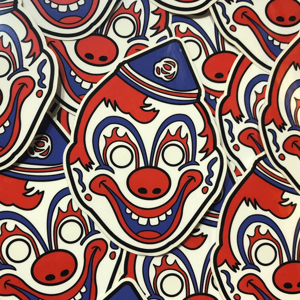 Clown Mask Sticker