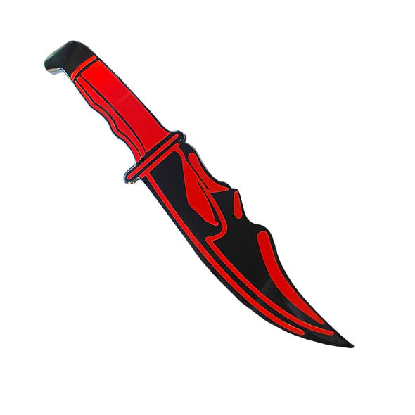 Slasher Knife - Enamel Pin - Red