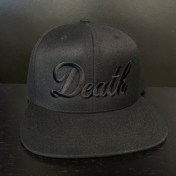 Death Black on Black Hat