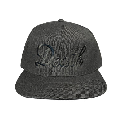 Death Black on Black Hat