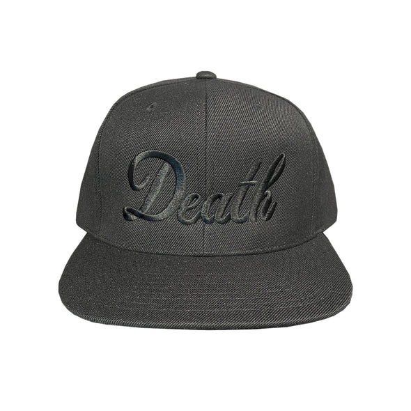 Death Black on Black Hat