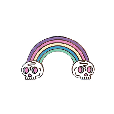 Death Rainbow Pin - Pastel
