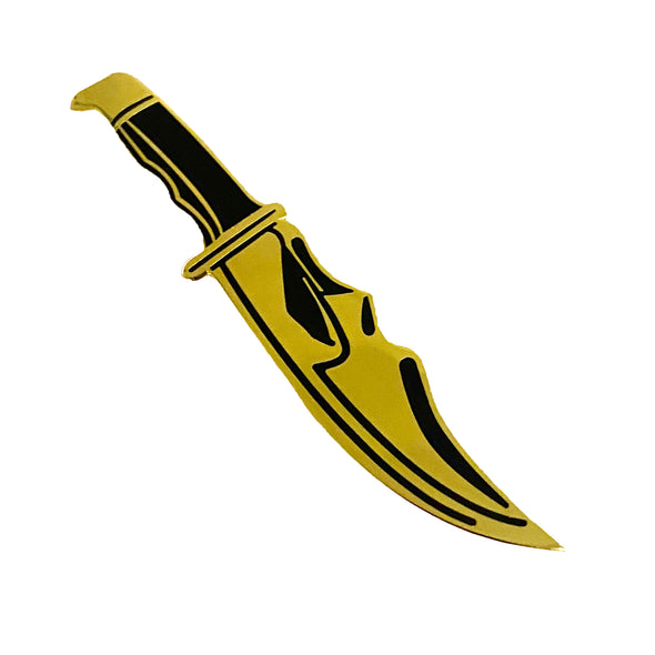 Slasher Knife Pin - Gold