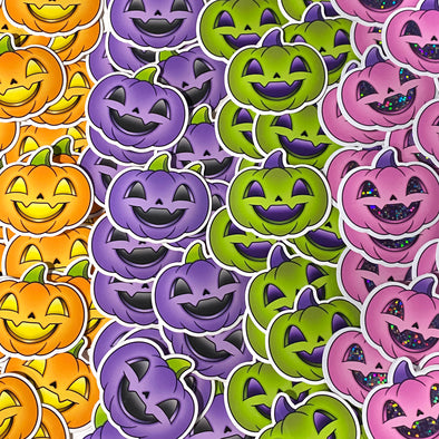 Mini Pumpkins 4pc Sticker Set