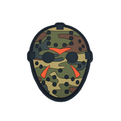 Camo Hockey Mask PVC BIG Patch