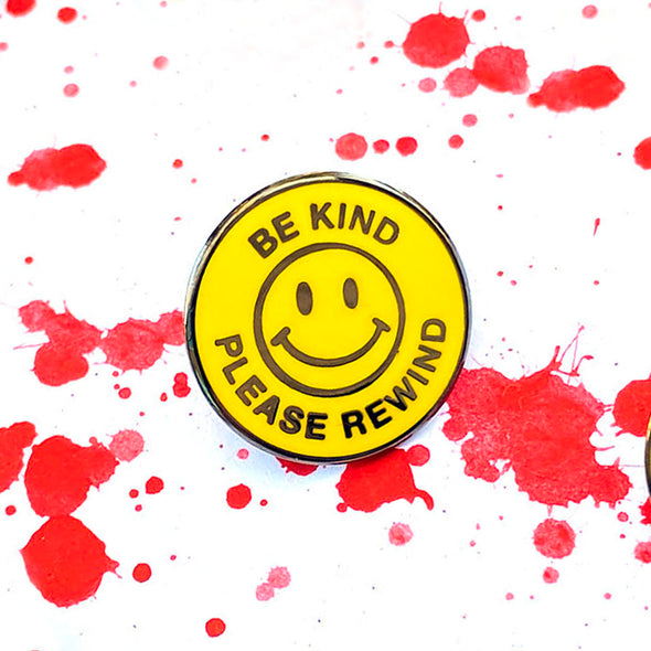 Be Kind Please Rewind VHS Sticker Enamel Pin