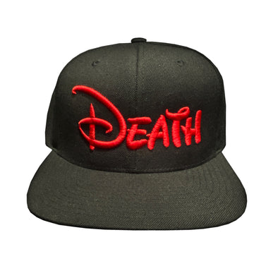 Deathland - Red on Black Hat