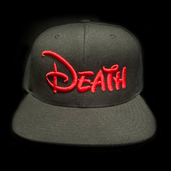 Deathland - Red on Black Hat