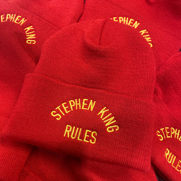 Stephen King Rules Red Beanie