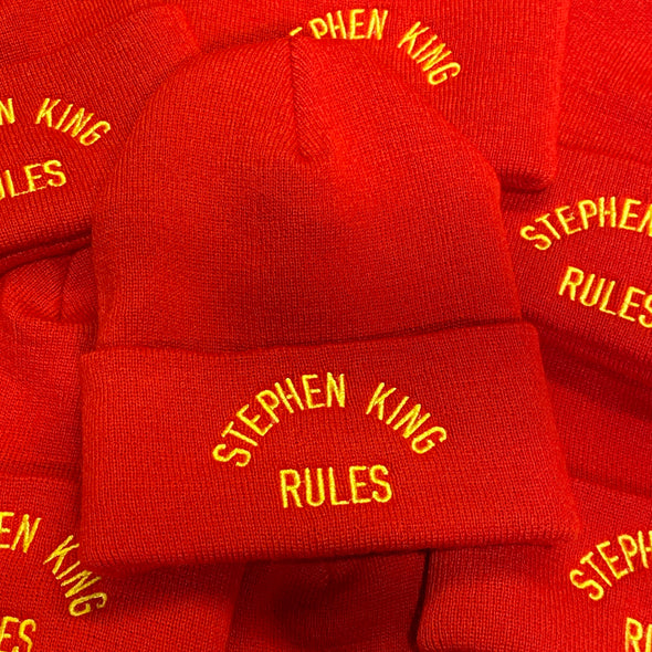 Stephen King Rules Red Beanie