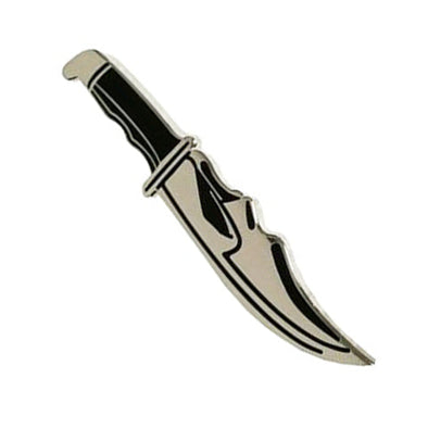 Slasher Knife - Enamel Pin - Silver