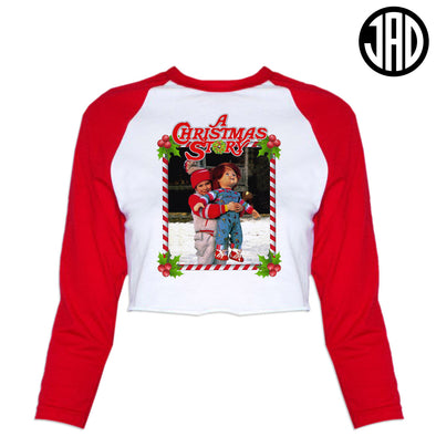 ACS - Women's Cropped Baseball Tee