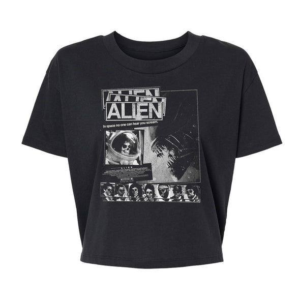 Alien Poster - Alternative Women's Crop Tee