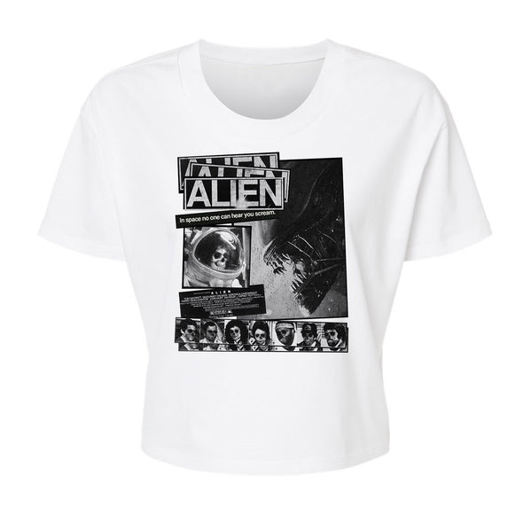 Alien Poster - Alternative Women's Crop Tee