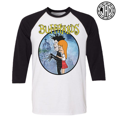 Butthands - Men's (Unisex) Baseball Tee