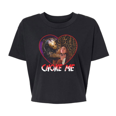 Choke Me Jason - Alternative Women's Crop Tee