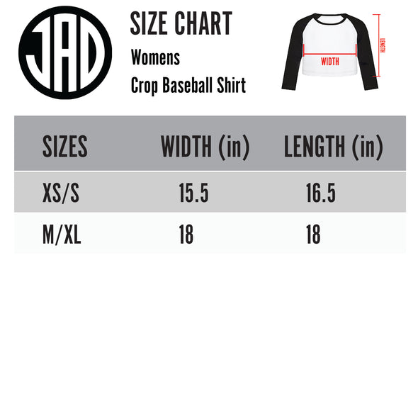 Rated R V2 - Women's Cropped Baseball Tee