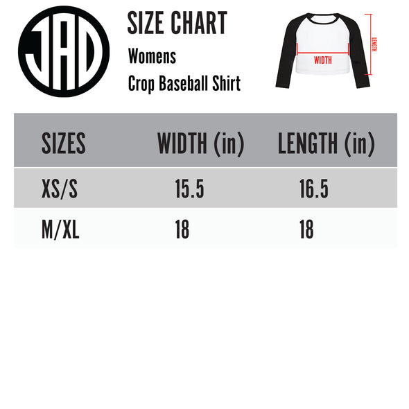 Lord H - Women's Cropped Baseball Tee