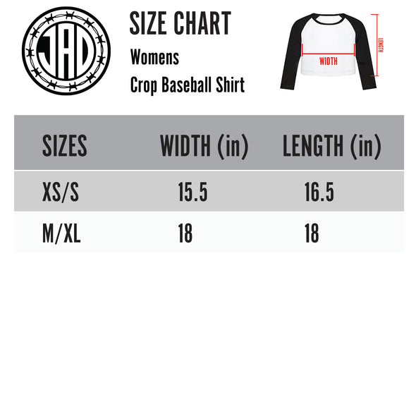 What's Your Favorite Scary Movie - Women's Cropped Baseball Tee