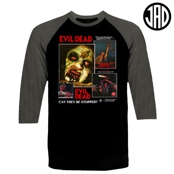 Evil Dead Poster - Men's Baseball Tee