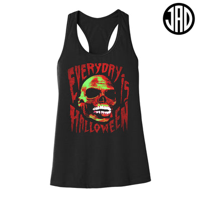Everyday Is Halloween Skull - Women's Racerback Tank