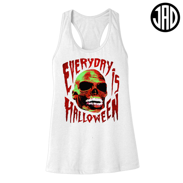 Everyday Is Halloween Skull - Women's Racerback Tank
