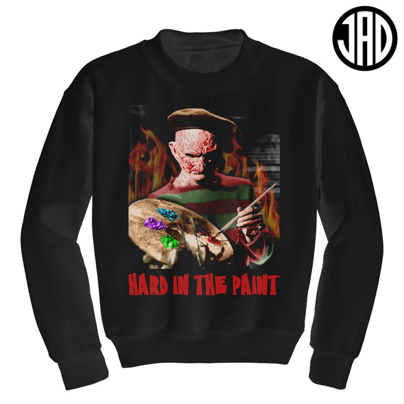 Hard In The Paint - Crewneck Sweater