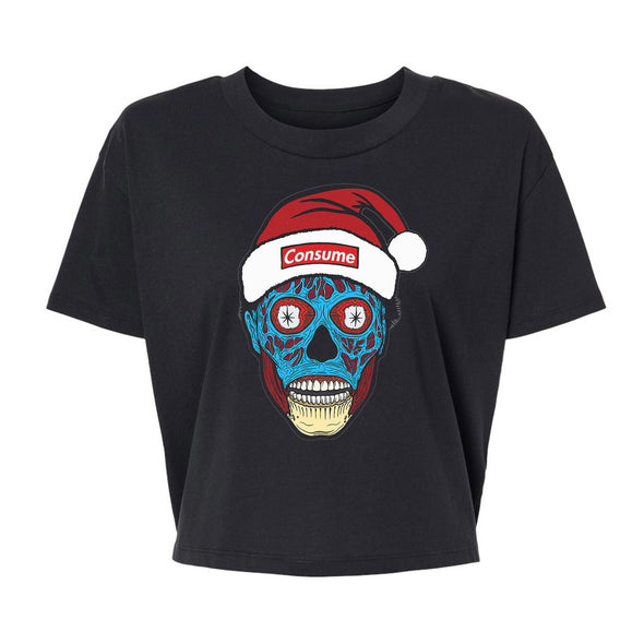 Holiday Consumer V2 - Alternative Women's Crop Tee