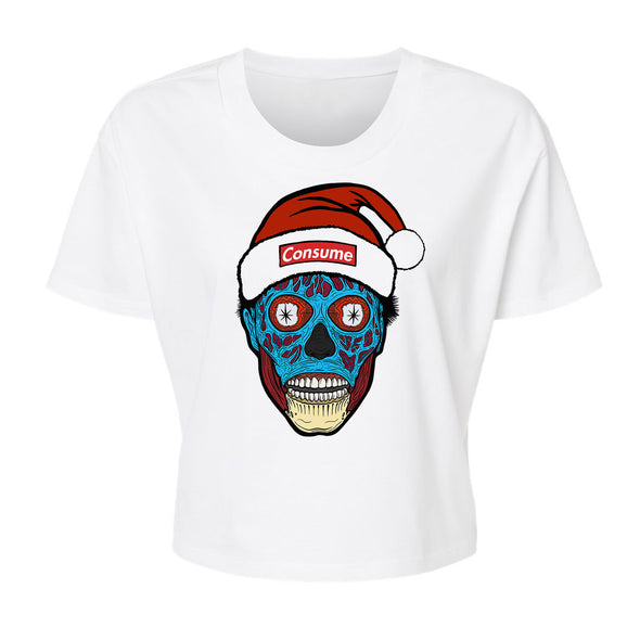 Holiday Consumer V2 - Alternative Women's Crop Tee