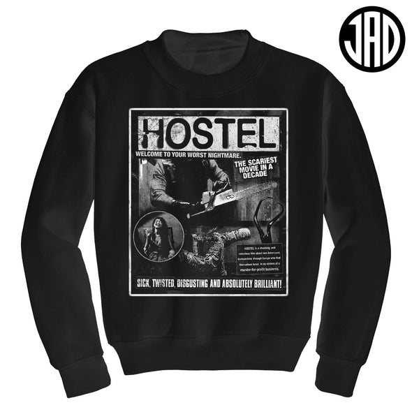 Hostel Poster - Crewneck Sweater