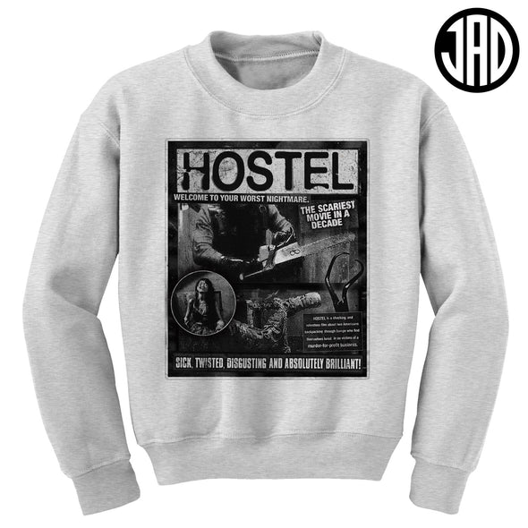 Hostel Poster - Crewneck Sweater