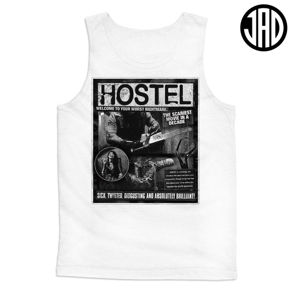 Hostel Poster - Men's (Unisex) Tank