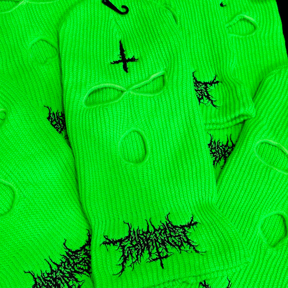 Exorcist Metal Green Ski Mask