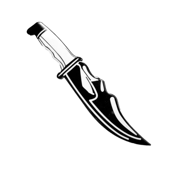 Slasher Knife - Enamel Pin - Black