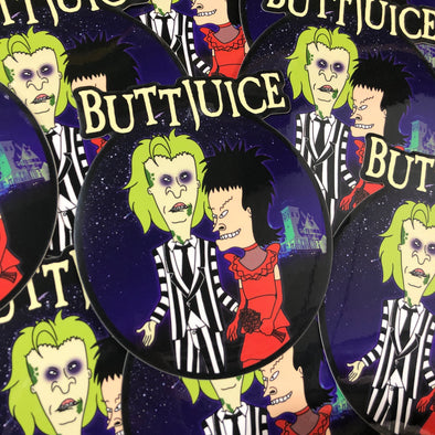Buttjuice Sticker