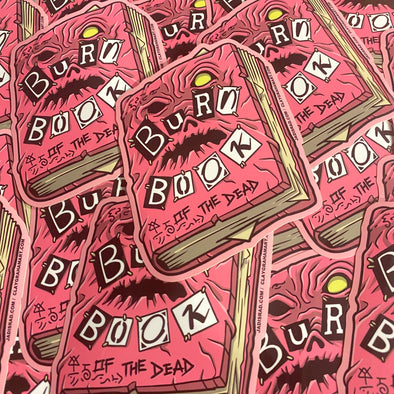 Burn Book Of The Dead Sticker