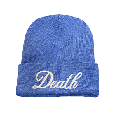 Death - Heather Blue Beanie