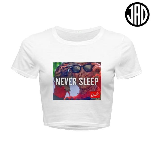 Never Sleep - Women's Crop Top