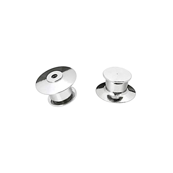 Locking Pin Backs - Silver