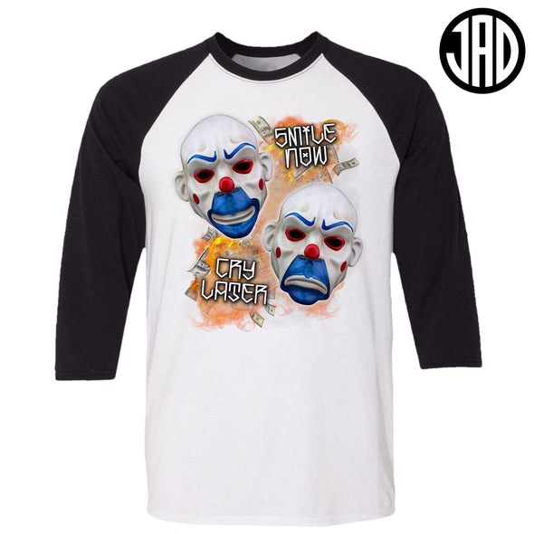 Smile Now Cry Later - Men's Baseball Tee