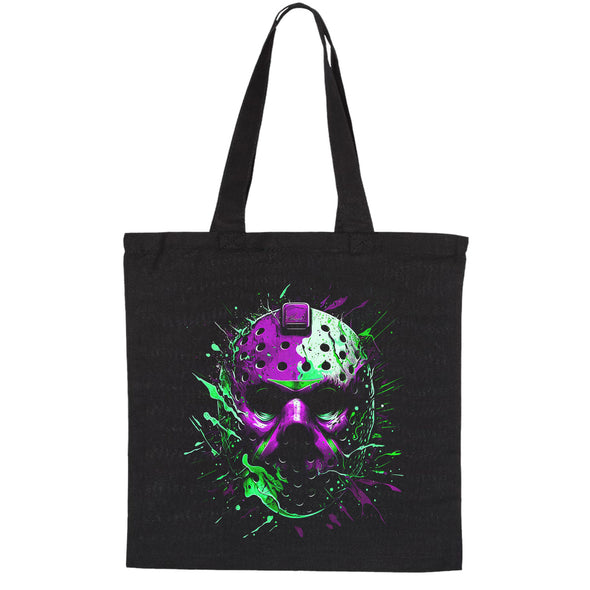 Splatter Mask Purple - Tote Bag