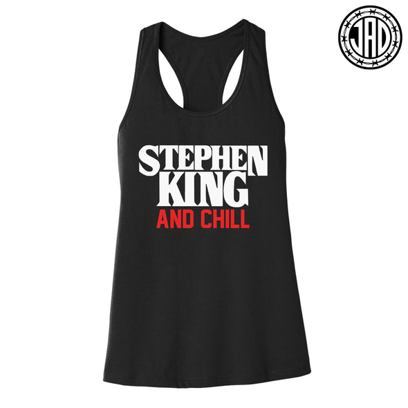 Stephen King And Chill - Women's Racerback Tank